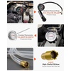 image:imageVEVOR Coolant Pressure Tester Kit 47Pcs Radiator Vacuum Refill Kit with 3 Metal Adapters Universal Fit Automotive Cooling System Pressure Tester Tool with Pressures Pump amp AluminumPlastic Filler28Pcs