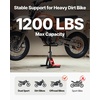 image:imageVEVOR Dirt Bike Lift Stand Motorcycle Jack Lift Stand 1200lbs Capacity and Hydraulic Lift Operation Hoist Table Adjustable Height 98183 for Dirtbike Repair Maintenance Dirt Bike Accessories