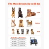 image:imageVEVOR Dog Bike Trailer Supports up to 88 lbs 2in1 Pet Stroller Cart Bicycle Carrier for Small amp Large Dogs Easy Folding Frame with Quick Release Wheel Universal Bicycle Coupler Internal Leash
