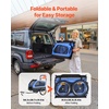 image:imageVEVOR Dog Bike Trailer Supports up to 88 lbs 2in1 Pet Stroller Cart Bicycle Carrier for Small amp Large Dogs Easy Folding Frame with Quick Release Wheel Universal Bicycle Coupler Internal Leash
