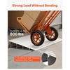 image:imageVEVOR Door Threshold Ramp 5 inch Rise Aluminum Alloy Threshold Ramp Rated 800 lbs Load Capacity Handicap Ramps for Home Steps for Wheelchair Scooters Power Chairs Walkers Bicycle TricycleGray