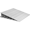 image:imageVEVOR Door Threshold Ramp 5 inch Rise Aluminum Alloy Threshold Ramp Rated 800 lbs Load Capacity Handicap Ramps for Home Steps for Wheelchair Scooters Power Chairs Walkers Bicycle TricycleGray