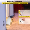 image:imageVEVOR Door Threshold Ramp 5 inch Rise Aluminum Alloy Threshold Ramp Rated 800 lbs Load Capacity Handicap Ramps for Home Steps for Wheelchair Scooters Power Chairs Walkers Bicycle TricycleGray