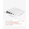 image:imageVEVOR Door Threshold Ramp 5 inch Rise Aluminum Alloy Threshold Ramp Rated 800 lbs Load Capacity Handicap Ramps for Home Steps for Wheelchair Scooters Power Chairs Walkers Bicycle TricycleGray