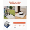 image:imageVEVOR Door Threshold Ramp 5 inch Rise Aluminum Alloy Threshold Ramp Rated 800 lbs Load Capacity Handicap Ramps for Home Steps for Wheelchair Scooters Power Chairs Walkers Bicycle TricycleGray
