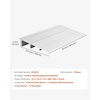 image:imageVEVOR Door Threshold Ramp 5 inch Rise Aluminum Alloy Threshold Ramp Rated 800 lbs Load Capacity Handicap Ramps for Home Steps for Wheelchair Scooters Power Chairs Walkers Bicycle TricycleGray