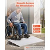 image:imageVEVOR Door Threshold Ramp 5 inch Rise Aluminum Alloy Threshold Ramp Rated 800 lbs Load Capacity Handicap Ramps for Home Steps for Wheelchair Scooters Power Chairs Walkers Bicycle TricycleGray