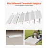 image:imageVEVOR Door Threshold Ramp 5 inch Rise Aluminum Alloy Threshold Ramp Rated 800 lbs Load Capacity Handicap Ramps for Home Steps for Wheelchair Scooters Power Chairs Walkers Bicycle TricycleGray