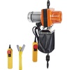 image:imageVEVOR Electric Chain Hoist 2200 lbs1 ton Capacity 10 ft Lifting Height 10 ftmin Speed 120V Single Phase Overhead Crane with G100 Chain 10 ft Wired Remote Control for Garage Shop Hotel Home2200 lbs 10 ft Lifting Height
