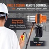 image:imageVEVOR Electric Chain Hoist 2200 lbs1 ton Capacity 10 ft Lifting Height 10 ftmin Speed 120V Single Phase Overhead Crane with G100 Chain 10 ft Wired Remote Control for Garage Shop Hotel Home2200 lbs 10 ft Lifting Height