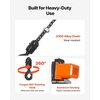 image:imageVEVOR Electric Chain Hoist 2200 lbs1 ton Capacity 10 ft Lifting Height 10 ftmin Speed 120V Single Phase Overhead Crane with G100 Chain 10 ft Wired Remote Control for Garage Shop Hotel Home1100 lbs 15 ft Lifting Height