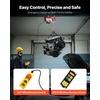 image:imageVEVOR Electric Hoist 1320 lbs 120V Electric Winch with 328 ft Wireless amp 14 ft Wired Remote Control 40 ft Single Cable Lifting Height SingleDouble Slings Lift Hoist for Garage Warehouse Factory1320LBS WirelessWired