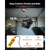 image:imageVEVOR Electric Hoist 1320 lbs 120V Electric Winch with 328 ft Wireless amp 14 ft Wired Remote Control 40 ft Single Cable Lifting Height SingleDouble Slings Lift Hoist for Garage Warehouse Factory1760lbs Wired