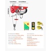 image:imageVEVOR Electric Hoist 1320 lbs 120V Electric Winch with 328 ft Wireless amp 14 ft Wired Remote Control 40 ft Single Cable Lifting Height SingleDouble Slings Lift Hoist for Garage Warehouse Factory1320LBS Wireless