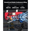 image:imageVEVOR Electric Hoist 1320 lbs 120V Electric Winch with 328 ft Wireless amp 14 ft Wired Remote Control 40 ft Single Cable Lifting Height SingleDouble Slings Lift Hoist for Garage Warehouse Factory440lbs Wired