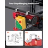 image:imageVEVOR Electric Hoist 1320 lbs 120V Electric Winch with 328 ft Wireless amp 14 ft Wired Remote Control 40 ft Single Cable Lifting Height SingleDouble Slings Lift Hoist for Garage Warehouse Factory1320LBS Wireless