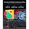 image:imageVEVOR Electric Hoist 1320 lbs 120V Electric Winch with 328 ft Wireless amp 14 ft Wired Remote Control 40 ft Single Cable Lifting Height SingleDouble Slings Lift Hoist for Garage Warehouse Factory1760LBS Wireless