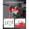 image:imageVEVOR Electric Hoist 1320 lbs 120V Electric Winch with 328 ft Wireless amp 14 ft Wired Remote Control 40 ft Single Cable Lifting Height SingleDouble Slings Lift Hoist for Garage Warehouse Factory1760lbs Wired