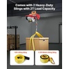 image:imageVEVOR Electric Hoist 1320 lbs 120V Electric Winch with 328 ft Wireless amp 14 ft Wired Remote Control 40 ft Single Cable Lifting Height SingleDouble Slings Lift Hoist for Garage Warehouse Factory2200LBS WirelessWired