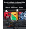 image:imageVEVOR Electric Hoist with Remote Control 1320LBS Electric Winch 110V Electric Hoist with 14ft Wired Control for Lifting in Factories Warehouses Construction Site Attic2200lbs Wireless
