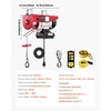 image:imageVEVOR Electric Hoist with Wireless Remote Control 110v 440lbs Electric Hoist with Remote Control 40ft20ft Lifting Height Motor for Garage Warehouse Factory440lbs