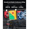 image:imageVEVOR Electric Hoist with Wireless Remote Control 110v 440lbs Electric Hoist with Remote Control 40ft20ft Lifting Height Motor for Garage Warehouse Factory880LBS