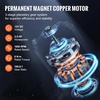 image:imageVEVOR Electric Winch 6000 lb Truck Trailer Winch 12V DC 14 in x 55 ft Synthetic Rope Aluminum Fairlead Wireless amp Wired Remote Control IP55 Waterproof Towing for Off Road SUV ATV UTV Jeep Boat6000 LBS