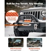 image:imageVEVOR Electric Winch 6000 lb Truck Trailer Winch 12V DC 14 in x 55 ft Synthetic Rope Aluminum Fairlead Wireless amp Wired Remote Control IP55 Waterproof Towing for Off Road SUV ATV UTV Jeep Boat13500 lbs