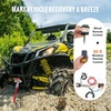 image:imageVEVOR Electric Winch 6000 lb Truck Trailer Winch 12V DC 14 in x 55 ft Synthetic Rope Aluminum Fairlead Wireless amp Wired Remote Control IP55 Waterproof Towing for Off Road SUV ATV UTV Jeep Boat4500 LBS