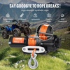 image:imageVEVOR Electric Winch 6000 lb Truck Trailer Winch 12V DC 14 in x 55 ft Synthetic Rope Aluminum Fairlead Wireless amp Wired Remote Control IP55 Waterproof Towing for Off Road SUV ATV UTV Jeep Boat4500 LBS