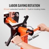 image:imageVEVOR Engine Stand 34 Ton 1500 LBS Capacity Engine Motor Stand with 360Degree Rotating Head HeavyDuty Steel Engine Lift Stand with 5Casters 4 Adjustable Arms Orange1300 lbs