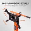 image:imageVEVOR Engine Stand 34 Ton 1500 LBS Capacity Engine Motor Stand with 360Degree Rotating Head HeavyDuty Steel Engine Lift Stand with 5Casters 4 Adjustable Arms Orange1500 lbs