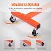 image:imageVEVOR Engine Stand 750 lbs 38 Ton Rotating Engine Motor Stand with 360 Degree Adjustable Head Cast Iron Motor Hoist Dolly 4Caster 4 Adjustable Arms for Vehicle Maintenance Auto Repair750 LBS