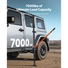 image:imageVEVOR Farm Jack 48 inch Utility High Lift 7000 lbs Capacity Ratcheting Off Road Jeep Jack Heavy for Tractor Truck SUV Bumper Lift Orange51 x 91 x 600 inch