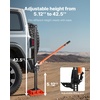 image:imageVEVOR Farm Jack with Base 48 Utility High Lift Farm Jack 318 Ton 7000 lbs Capacity Ratcheting Off Road Utility Jacks HeavyDuty Lift Jacks with 512425 Lifting Range for Tractor TruckSUV48 inch with Base