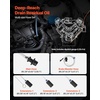 image:imageVEVOR Fluid Extractor 95 L Capacity PneumaticManual Vacuum Oil Extractor Pump with 59 in Long Horse amp Three 47 in Extension Tubes Oil Change Pump with PE Tank for Cars Lawn Mowers Boats95L