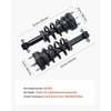 image:imageVEVOR Front Air Shock Absorber Strut 2 PCS Compatible with Cadillac EscaladeESVEXT GMC Sierra Chevrolet AvalancheSilveradoSuburbanTahoe Replacement for 19300066 22853793 19368455 19368456Front 2PCS