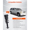 image:imageVEVOR Front Air Shock Absorber Strut 2 PCS Compatible with Cadillac EscaladeESVEXT GMC Sierra Chevrolet AvalancheSilveradoSuburbanTahoe Replacement for 19300066 22853793 19368455 19368456Front 2PCS