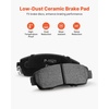 image:imageVEVOR Front and Rear Brake Kit Compatible with 20072017 Jeep Wrangler Drilled and Slotted Brake Rotors Ceramic Brake Pads Replacement 119 Front Rotors 124 Rear RotorsS31455  S31372