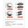 image:imageVEVOR Front and Rear Brake Kit Compatible with 20072017 Jeep Wrangler Drilled and Slotted Brake Rotors Ceramic Brake Pads Replacement 119 Front Rotors 124 Rear RotorsS31464  S31312