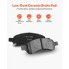 image:imageVEVOR Front and Rear Brake Kit Compatible with 20072017 Jeep Wrangler Drilled and Slotted Brake Rotors Ceramic Brake Pads Replacement 119 Front Rotors 124 Rear RotorsR55150  R55151