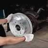 image:imageVEVOR Front and Rear Brake Kit Compatible with 20072017 Jeep Wrangler Drilled and Slotted Brake Rotors Ceramic Brake Pads Replacement 119 Front Rotors 124 Rear RotorsS55097  S55133