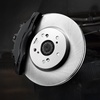 image:imageVEVOR Front and Rear Brake Kit Compatible with 20072017 Jeep Wrangler Drilled and Slotted Brake Rotors Ceramic Brake Pads Replacement 119 Front Rotors 124 Rear RotorsS31455  S31372
