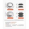 image:imageVEVOR Front and Rear Brake Kit Compatible with 20072017 Jeep Wrangler Drilled and Slotted Brake Rotors Ceramic Brake Pads Replacement 119 Front Rotors 124 Rear RotorsS54188  S54189