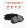 image:imageVEVOR Front and Rear Brake Kit Compatible with 20072017 Jeep Wrangler Drilled and Slotted Brake Rotors Ceramic Brake Pads Replacement 119 Front Rotors 124 Rear RotorsR55174  R55178