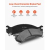 image:imageVEVOR Front and Rear Brake Kit Compatible with 20072017 Jeep Wrangler Drilled and Slotted Brake Rotors Ceramic Brake Pads Replacement 119 Front Rotors 124 Rear RotorsS55072  S55055