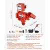 image:imageVEVOR Fuel Transfer Pump 110V 20 GPM 76 Lmin AC Electric Oil Transfer Pump with Auto ShutOff Fuel Nozzle amp Discharge Hose High Flow Kit for Gasoline Diesel Kerosene Biodiesel Ethanol Blends110V 20GPM with Meter