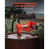 image:imageVEVOR Fuel Transfer Pump 110V 20 GPM 76 Lmin AC Electric Oil Transfer Pump with Auto ShutOff Fuel Nozzle amp Discharge Hose High Flow Kit for Gasoline Diesel Kerosene Biodiesel Ethanol Blends110V 15GPM with Accessories