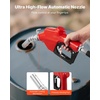image:imageVEVOR Fuel Transfer Pump 110V 20 GPM 76 Lmin AC Electric Oil Transfer Pump with Auto ShutOff Fuel Nozzle amp Discharge Hose High Flow Kit for Gasoline Diesel Kerosene Biodiesel Ethanol Blends110V 20GPM with Meter
