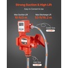 image:imageVEVOR Fuel Transfer Pump 110V 20 GPM 76 Lmin AC Electric Oil Transfer Pump with Auto ShutOff Fuel Nozzle amp Discharge Hose High Flow Kit for Gasoline Diesel Kerosene Biodiesel Ethanol Blends110V 20GPM with Meter